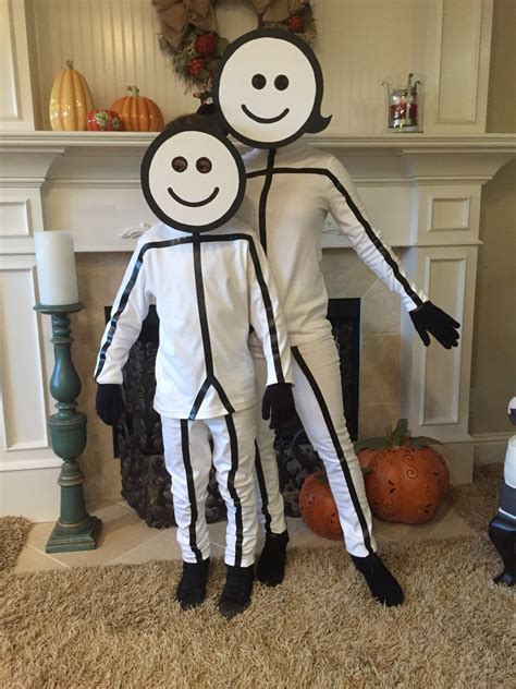 stick figure halloween costume